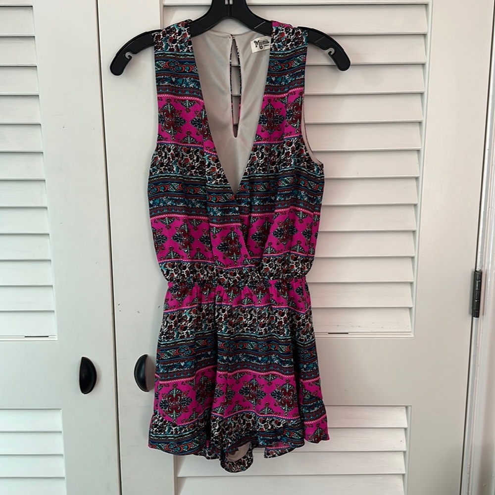Show Me Your Mumu patterned romper